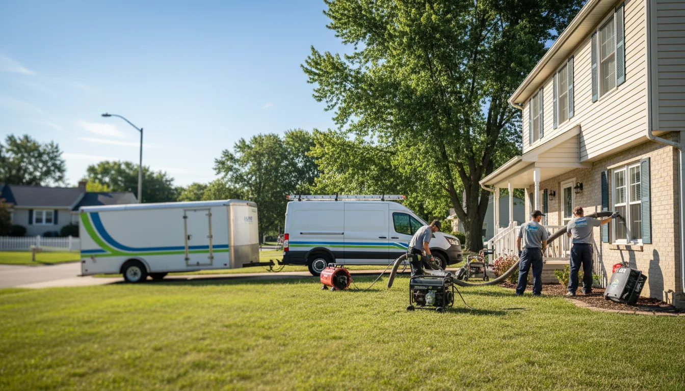 Flooded Basement Restoration And Cleanup With Repair in Otter Lake, MI near me